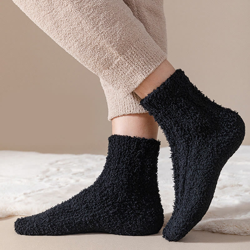 Chaussettes de nuit unies - image 8