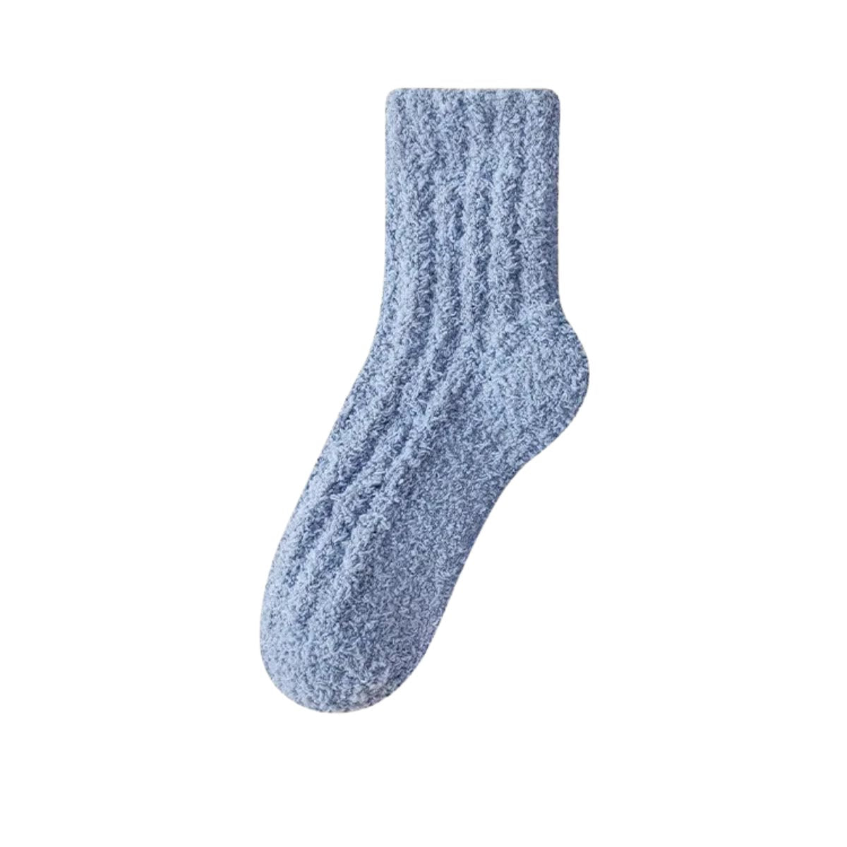 Chaussettes de nuit unies - Bleu - UE43-48 (US9-13) - image 20