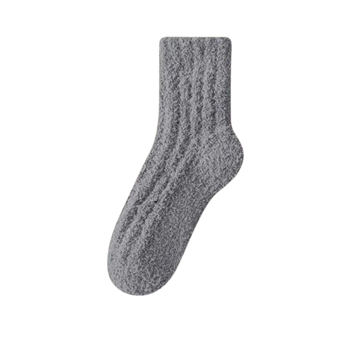 Chaussettes de nuit unies - Gris foncé - UE43-48 (US9-13) - image 18