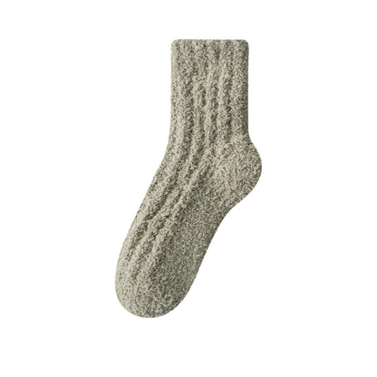 Chaussettes de nuit unies - Vert - UE43-48 (US9-13) - image 21