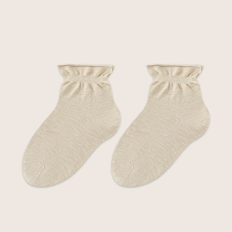 Chaussettes de nuit confortables pour toute la nuit (5 paires) - Abricot - UE36-39 (US3-6) - image 12