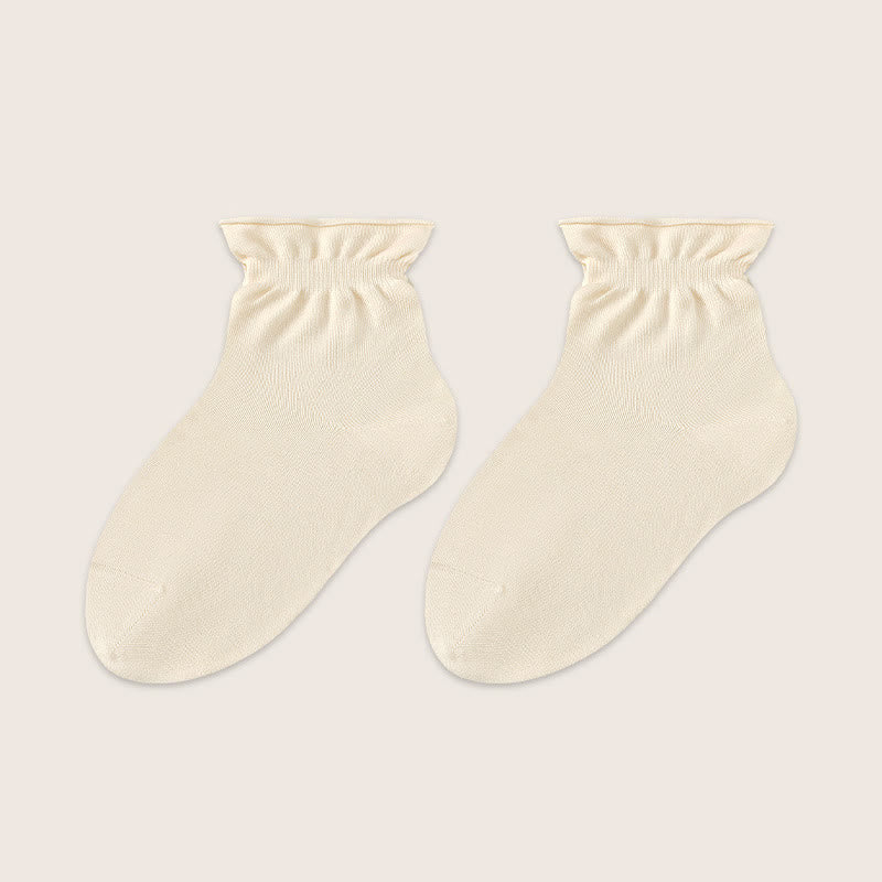 Chaussettes de nuit confortables pour toute la nuit (5 paires) - Beige - UE36-39 (US3-6) - image 14