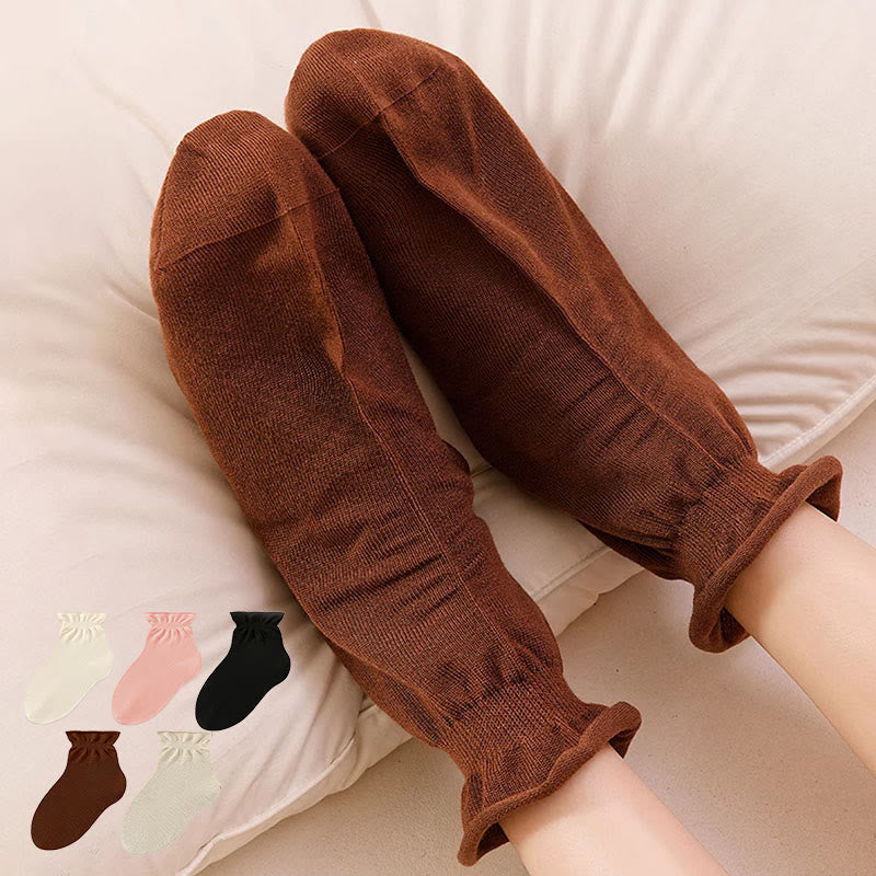 Chaussettes de nuit confortables pour toute la nuit (5 paires) - Multicolore - UE36-39 (US3-6) - image 11