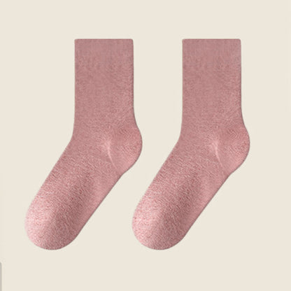 Chaussettes de nuit douces aux huiles essentielles et gel pour le soin des talons (3 paires) - Rose - EU38-44(US5-10) - image 9