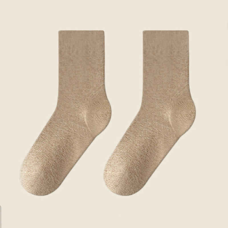 Chaussettes de nuit douces aux huiles essentielles et gel pour le soin des talons (3 paires) - Kaki - EU38-44(US5-10) - image 8