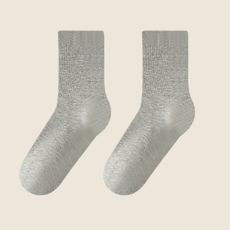 Chaussettes de nuit douces aux huiles essentielles et gel pour le soin des talons (3 paires) - Gris - EU38-44(US5-10) - image 11