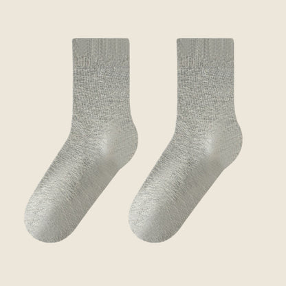 Chaussettes de nuit douces aux huiles essentielles et gel pour le soin des talons (3 paires) - Gris - EU38-44(US5-10) - image 11