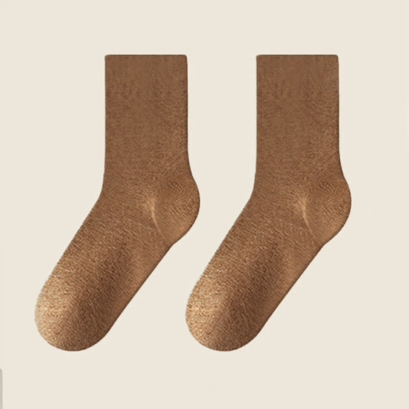 Chaussettes de nuit douces aux huiles essentielles et gel pour le soin des talons (3 paires) - Café - EU38-44(US5-10) - image 12