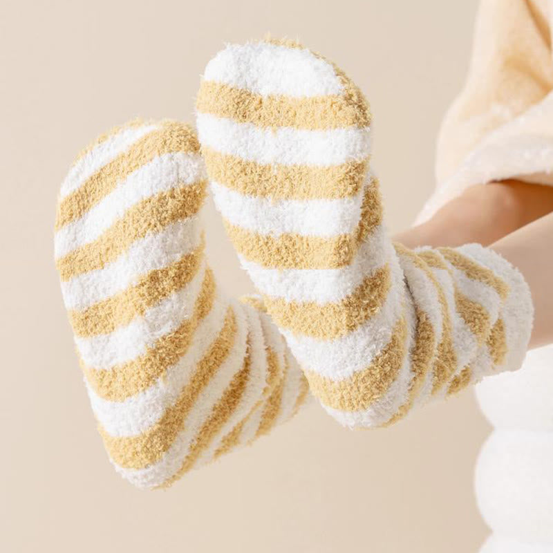 Chaussettes de nuit à larges rayures (3 paires) - image 2