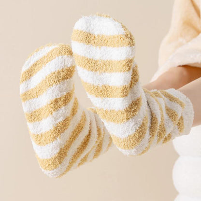 Chaussettes de nuit à larges rayures (3 paires) - image 2