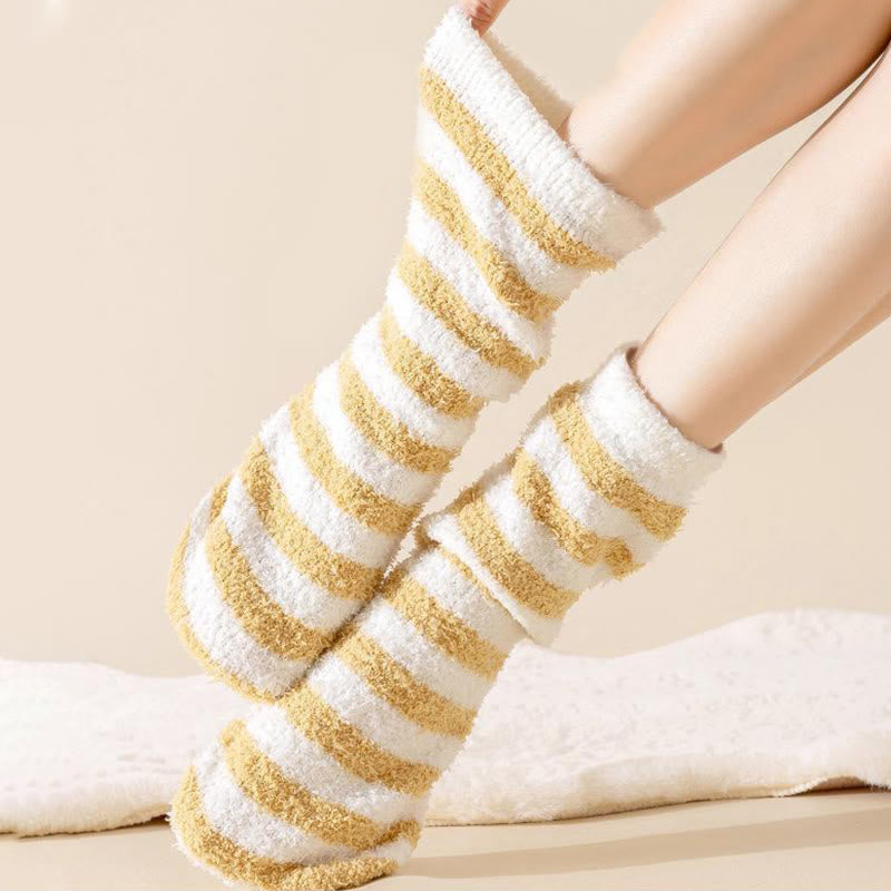 Chaussettes de nuit à larges rayures (3 paires) - image 3