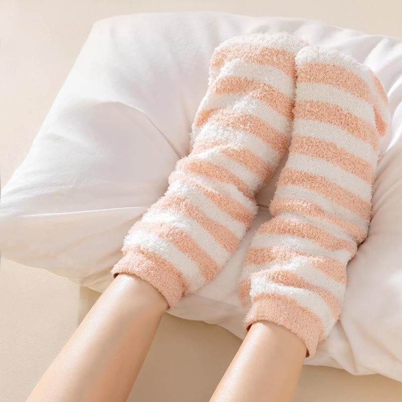 Chaussettes de nuit à larges rayures (3 paires) - image 8