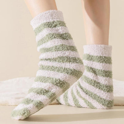 Chaussettes de nuit à larges rayures (3 paires) - image 6