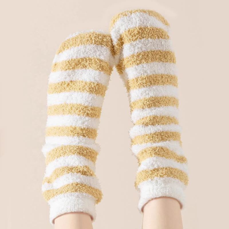 Chaussettes de nuit à larges rayures (3 paires) - image 4