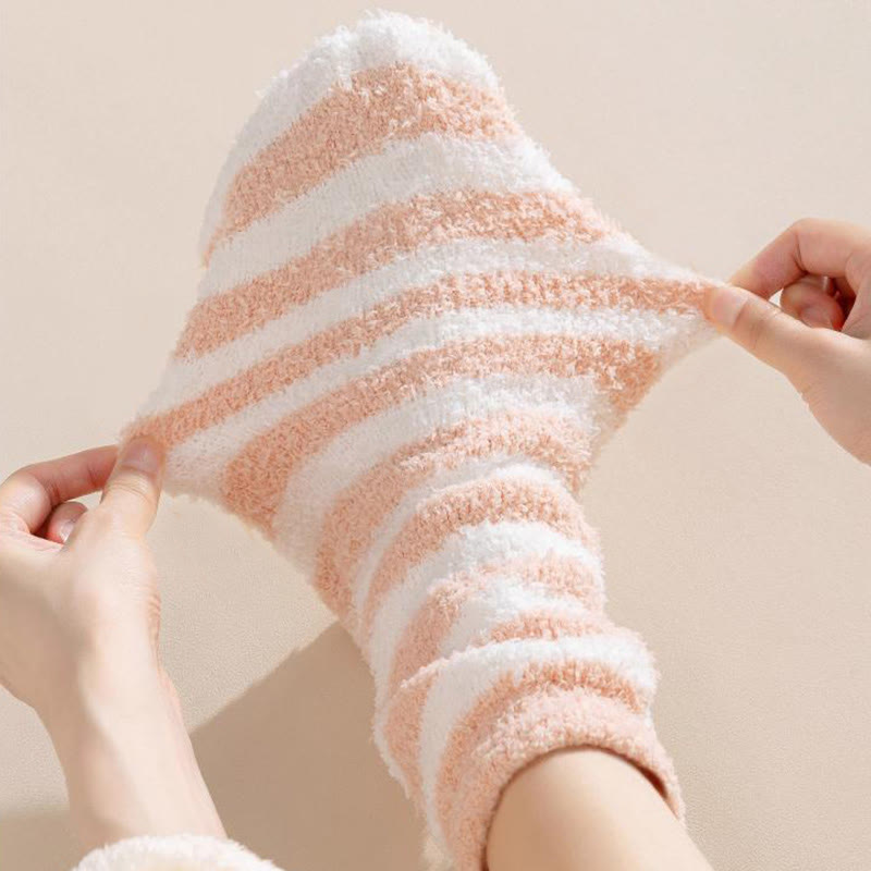 Chaussettes de nuit à larges rayures (3 paires) - image 1