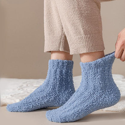 Chaussettes de nuit d'hiver en polaire corail (7 paires) - image 4