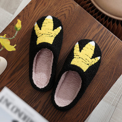 Pantoufles grandes tailles en forme de pattes de poulet - Noir - EU44-45(US10-11) - image 1