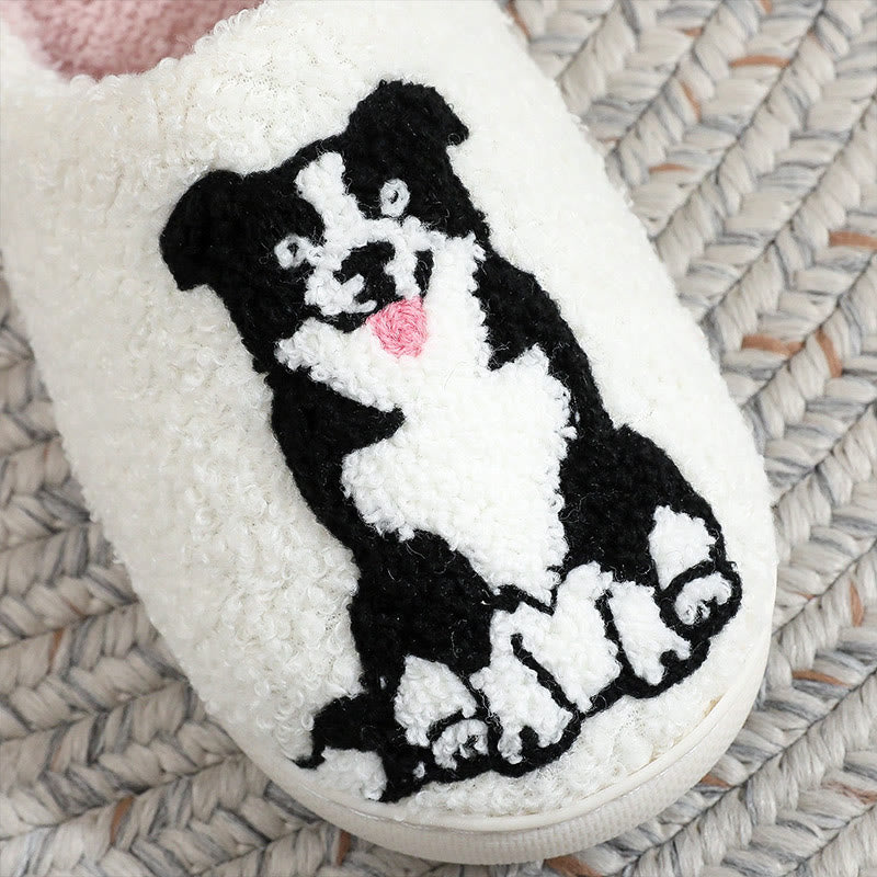 Pantoufles Border Collie grandes tailles - image 1