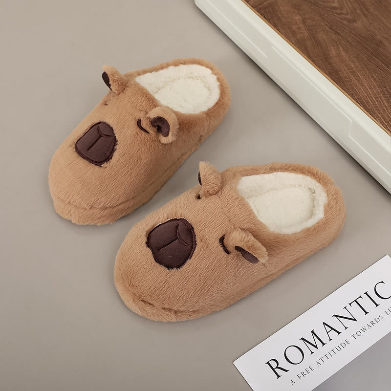 Pantoufles Capybara grandes tailles - Brun - EU44-45(US10-11) - image 5