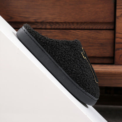 Pantoufles à tête de mort et os croisés grandes tailles - image 7