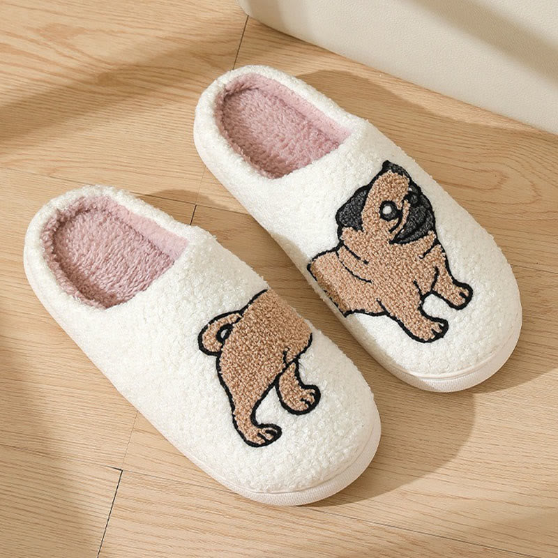 Pantoufles carlin grandes tailles - Blanc - EU44-45(US9-10) - image 7