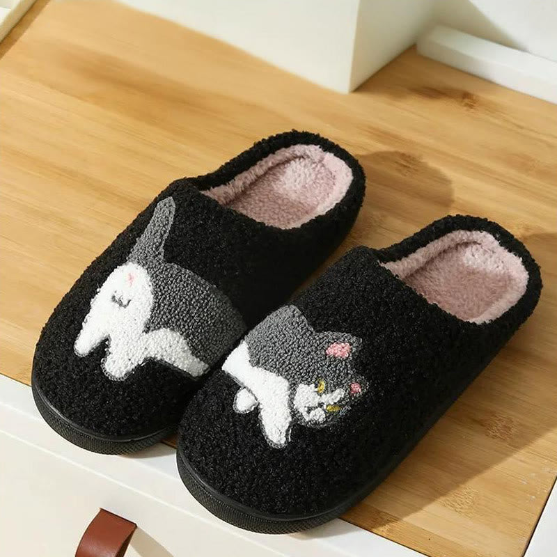 Pantoufles vache chat grandes tailles - image 8