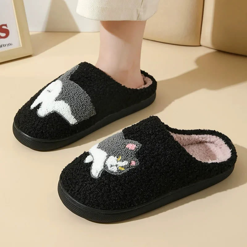 Pantoufles vache chat grandes tailles - image 3