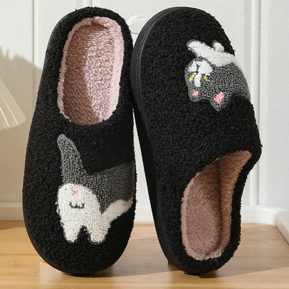 Pantoufles vache chat grandes tailles - image 6