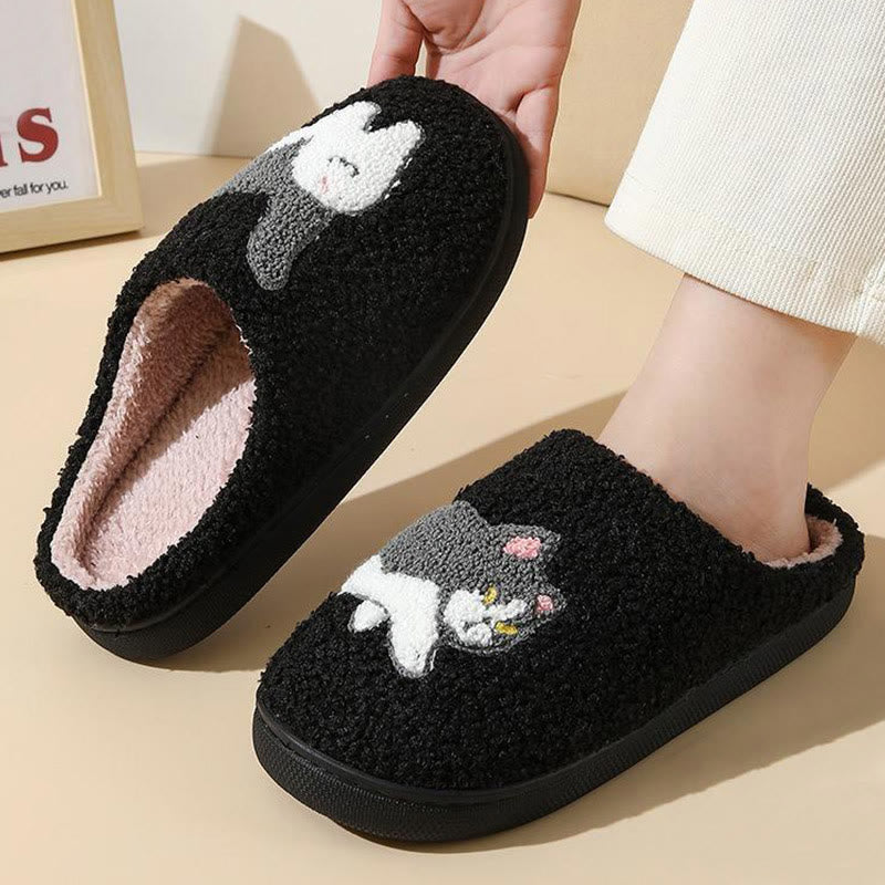 Pantoufles vache chat grandes tailles - image 4