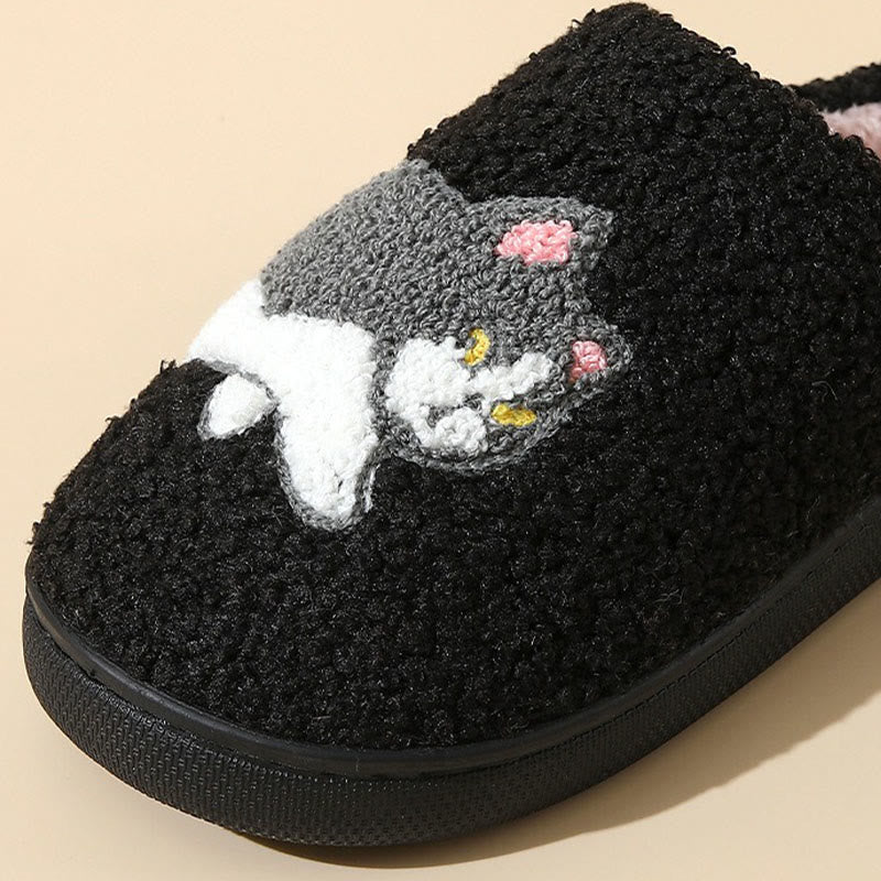 Pantoufles vache chat grandes tailles - image 2