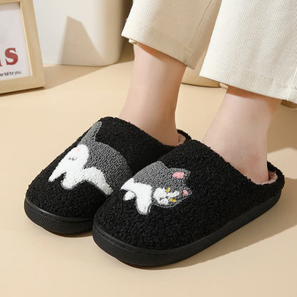 Pantoufles vache chat grandes tailles - image 0