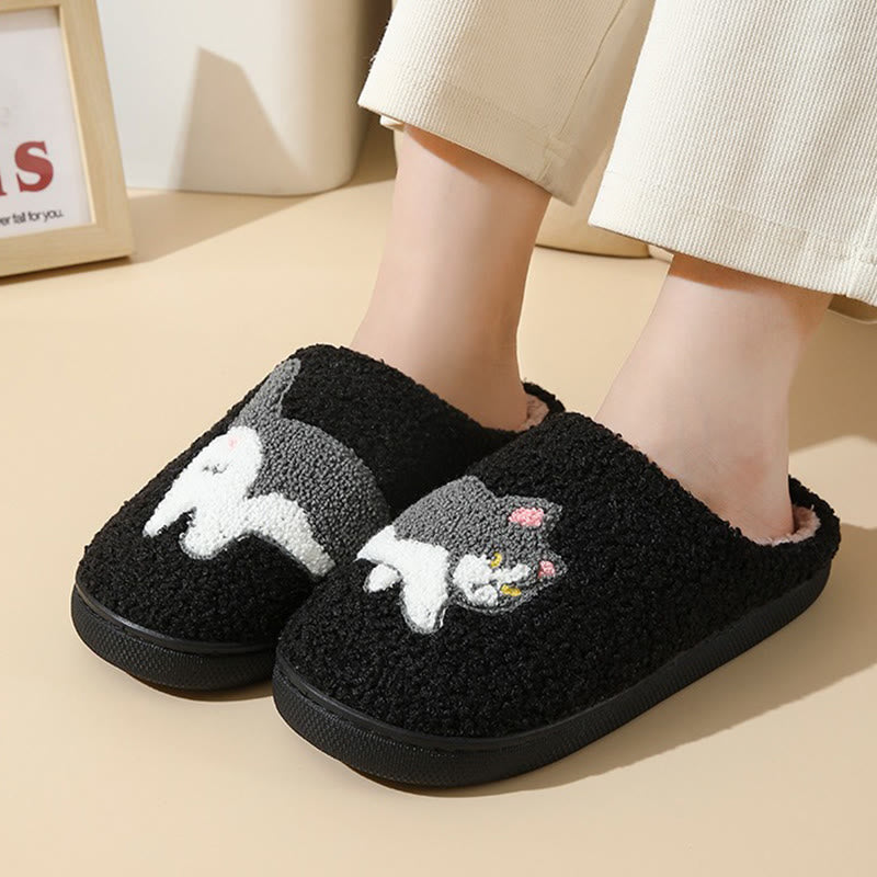Pantoufles vache chat grandes tailles - image 0