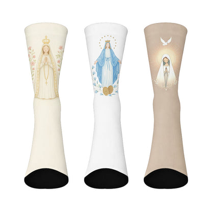 Chaussettes Jésus - Multicolore - EU37-44(US4-10) - image 1