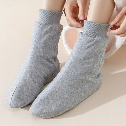 Chaussettes de nuit en pur coton doux pour la peau - Poignet élastique - EU45-46(US11-12) - image 16