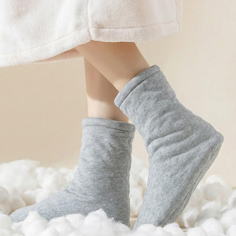 Chaussettes de nuit en pur coton doux pour la peau - image 1
