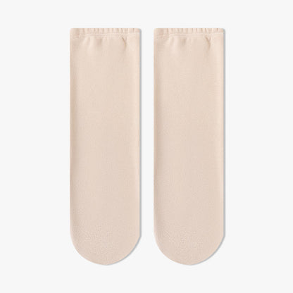 Chaussettes de nuit hautes en peluche bouclée - Nu - EU36-40(US3-7) - image 8