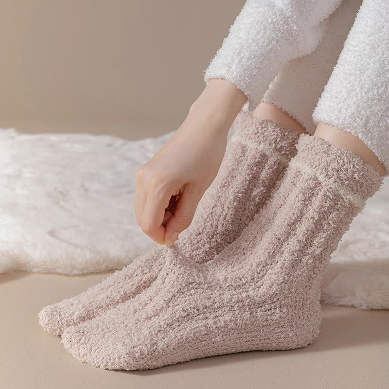 Chaussettes de nuit douces et agréables au toucher (4 paires) - image 1