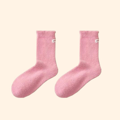 Chaussettes de sommeil souples et douces (3 paires) - Rose - EU36-43(US3-9) - image 13