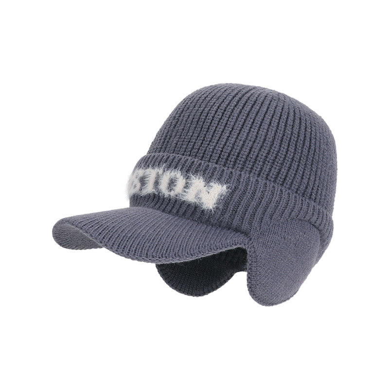 Bonnet chaud Plusoc Alphabet - Gris - One Size - image 13