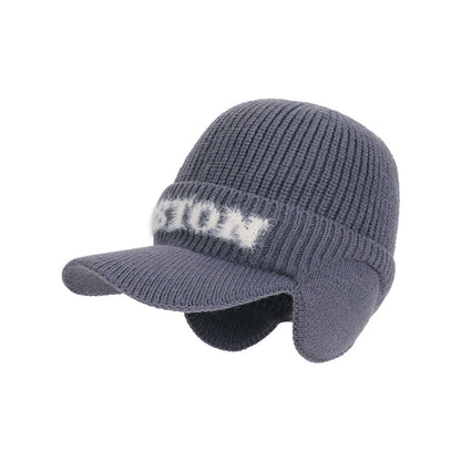 Bonnet chaud Plusoc Alphabet - Gris - One Size - image 13