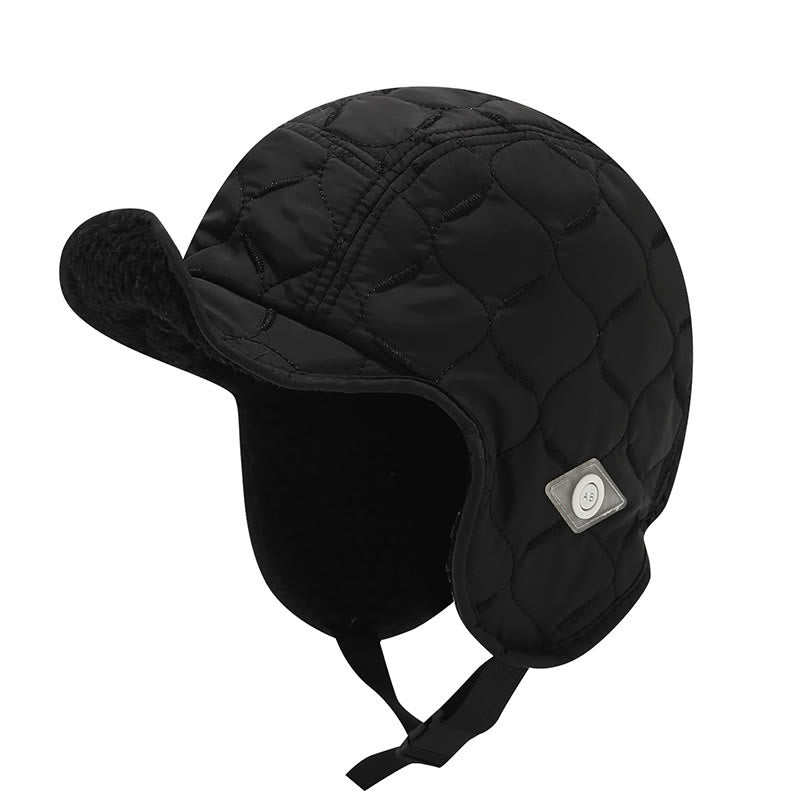 Chapeau réversible à cache-oreilles - Noir - One Size - image 4