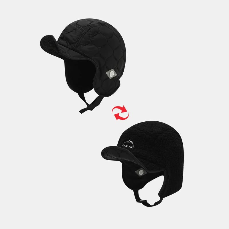 Chapeau réversible à cache-oreilles - image 3