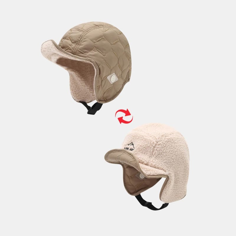 Chapeau réversible à cache-oreilles - image 0
