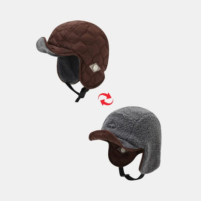 Chapeau réversible à cache-oreilles - image 1