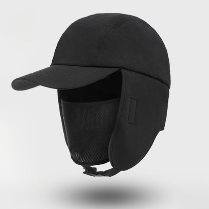 Chapeau imperméable de style sportif - Noir - One Size - image 1