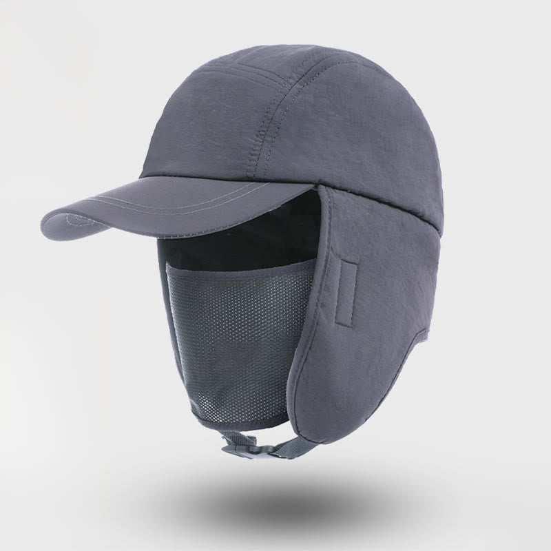 Chapeau imperméable de style sportif - Gris - One Size - image 2
