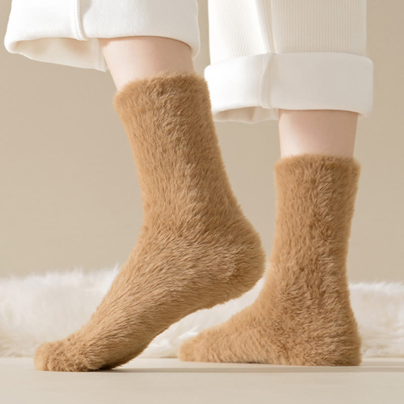 Chaussettes de nuit unies au style polyvalent (3 paires) - image 5