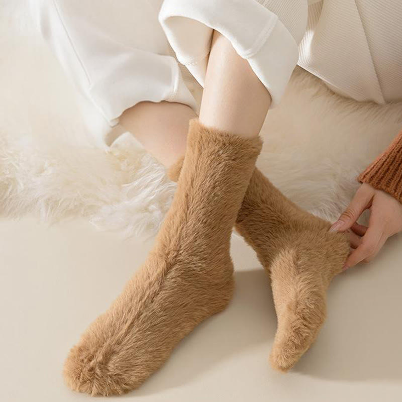Chaussettes de nuit unies au style polyvalent (3 paires) - image 3