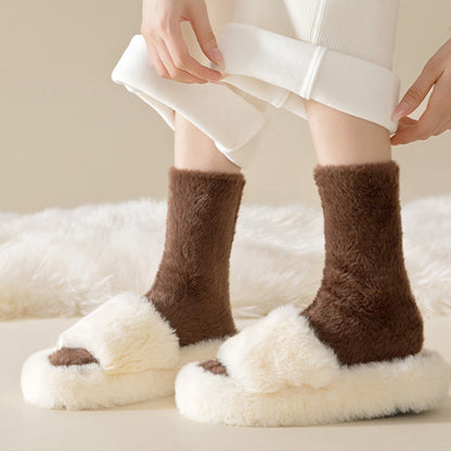 Chaussettes de nuit unies au style polyvalent (3 paires) - image 7