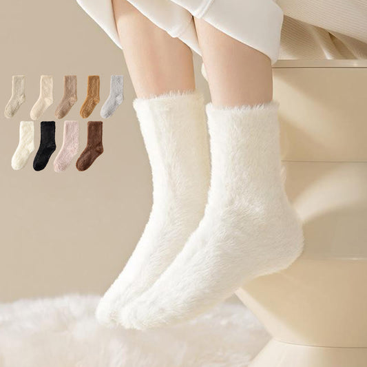Chaussettes de nuit unies au style polyvalent (3 paires) - image 0